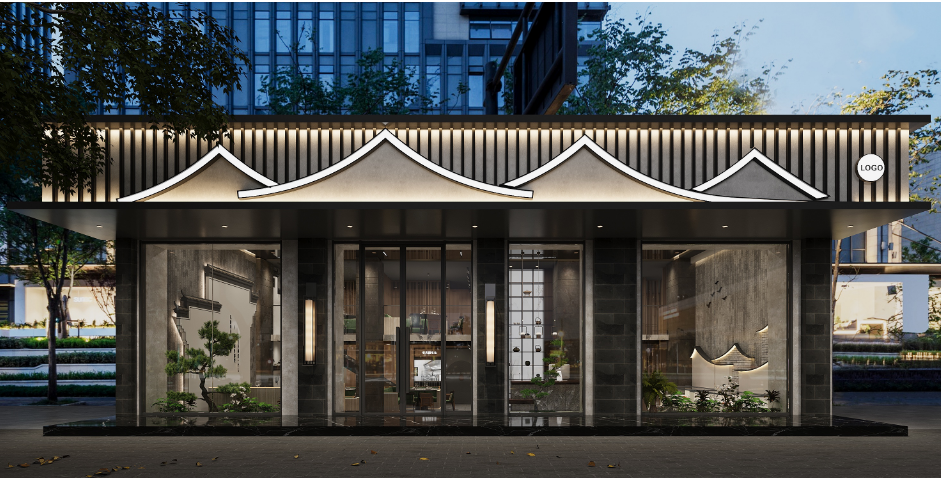 【餐飲裝修】新派本土私房菜館,喧囂與寧靜在這里碰撞(圖1) 1.png