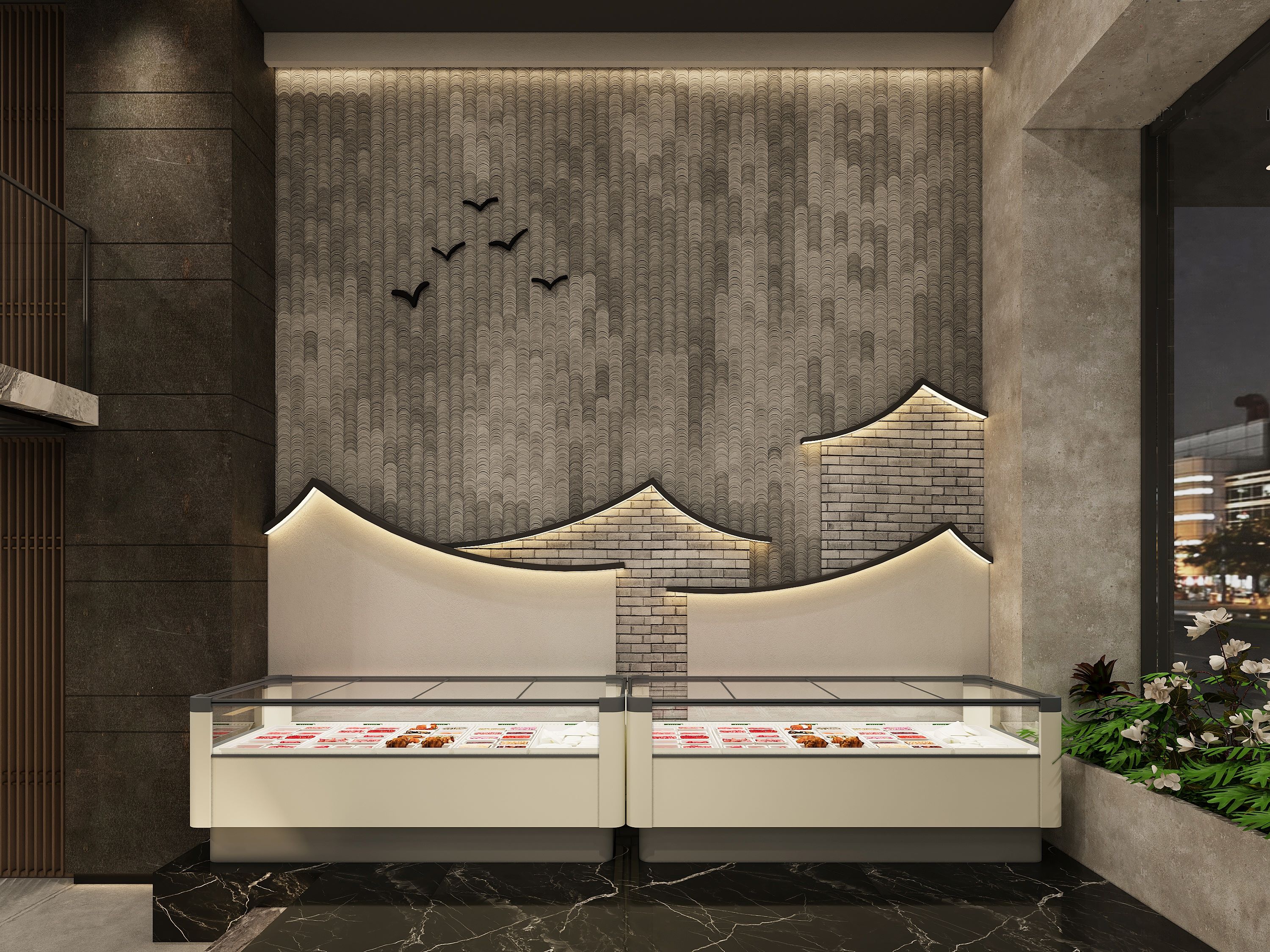 【餐飲裝修】新派本土私房菜館,喧囂與寧靜在這里碰撞(圖5) 大圖5-5.jpg